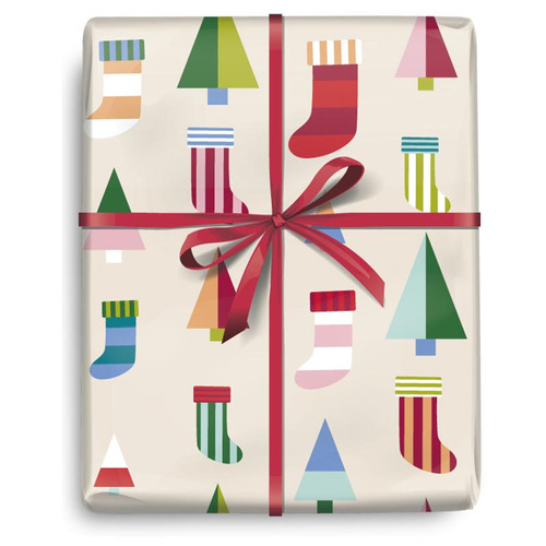 Seeing Stripes Toss Wrapping Paper - 10FT