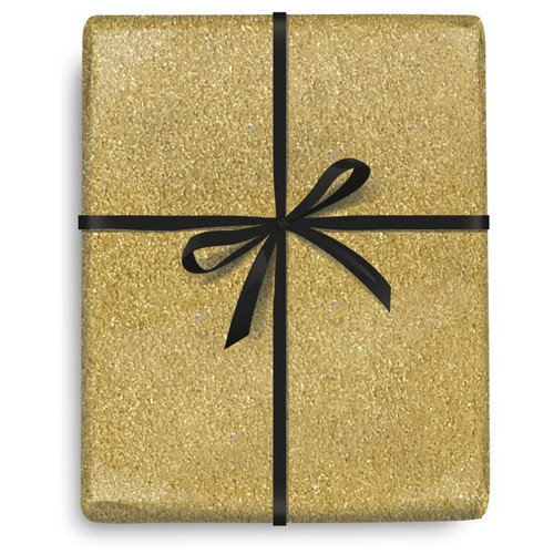 Glitter Glam Gold Wrapping Paper - 8FT
