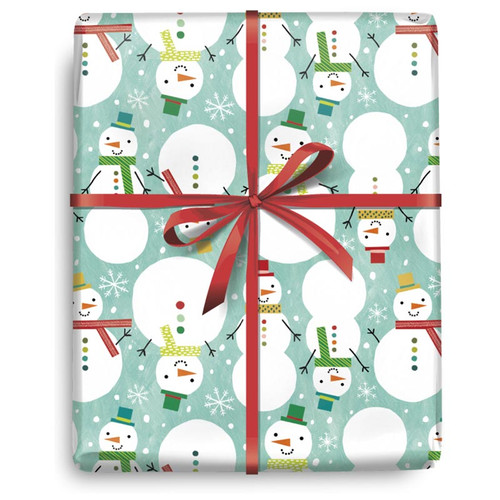 Snowman Celebration Wrapping Paper - 10FT