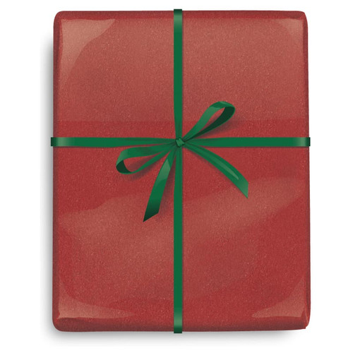 Red Gloss Wrapping Paper - 10FT