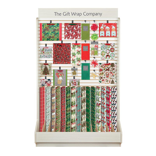 4ft White Slatwall Unit 1