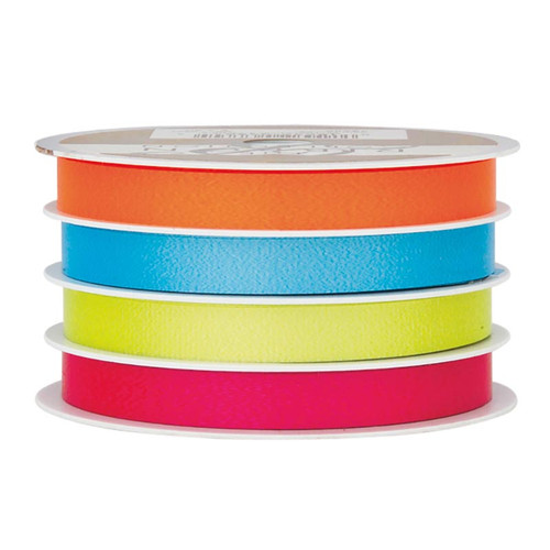 Multi Color Ribbon - Orange, Turq, Lime, Straw