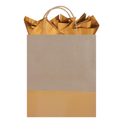 Golden Dipped Gift Bag - Tote