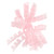 CURLY SHEER BOW PINK 19118-01KHL