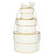 Nested Paper Gift Box Set - Gold Dot - Set of 3