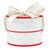 Nested Paper Gift Box - Red with Gold Dots - Set of 2