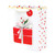 Large Gift Bag - Red Present+Dots