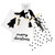 Gift Bag Set - Ivory + Black - Set of 3