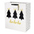 Jumbo Gift Bag - HO HO HO + Bow Trees