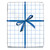 GRID & CHECKERBOARD FLAT 3PC 58-189211