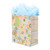 Neutral Flower Gift Bag - Medium