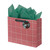 Red Plaid Gift Bag - Medium Vogue