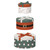 Set of 3 Gift Box Nested - Santa Round