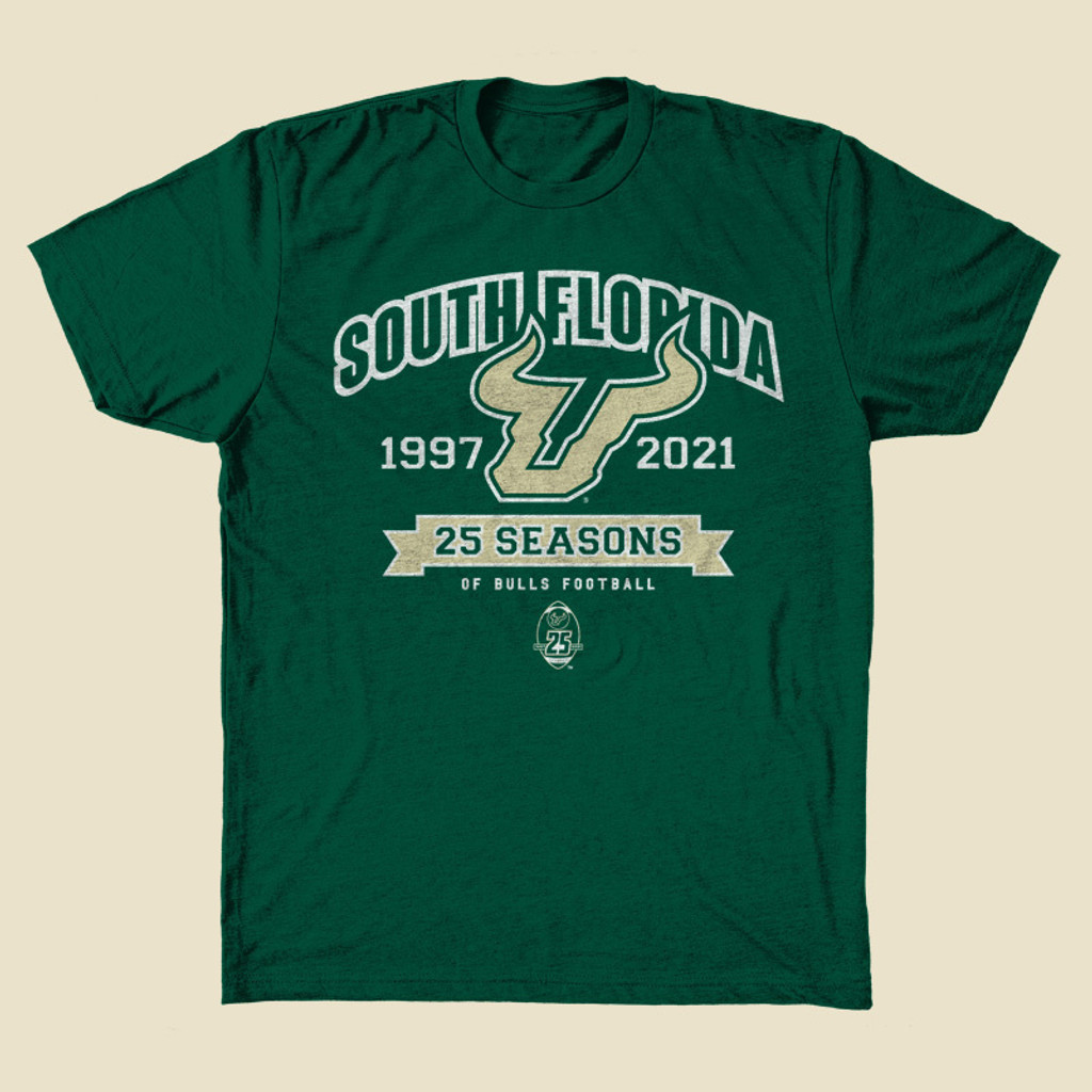 USF Football 25th Anniversary Green Shirt