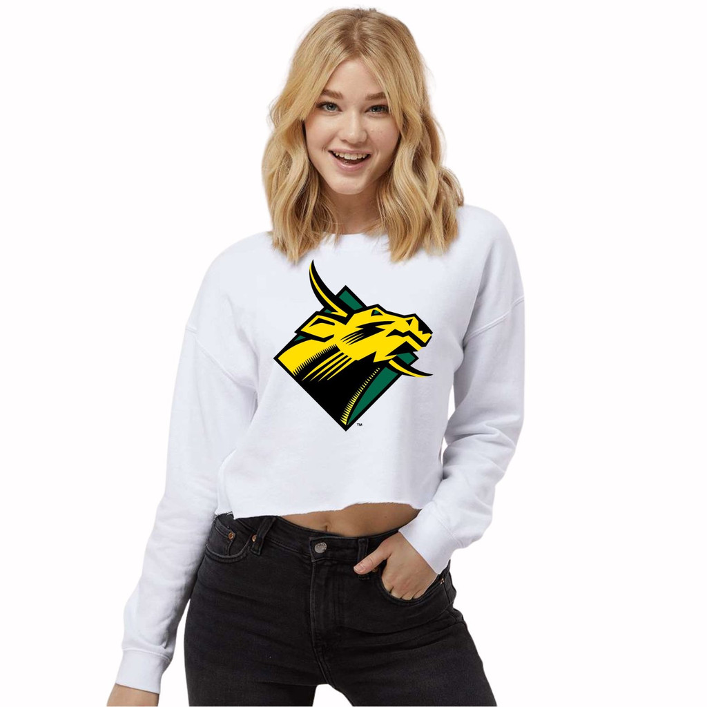 USF Vintage Robo Bull Women’s Crop Hoodie