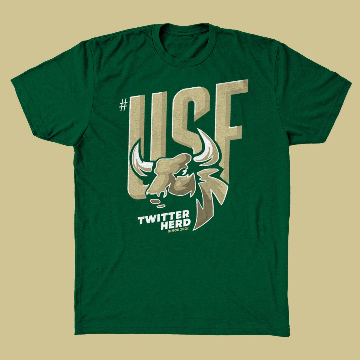 Official USF Twitter Herd Shirt - South Florida Strong