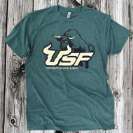 USF Charging Bull Green Shirt