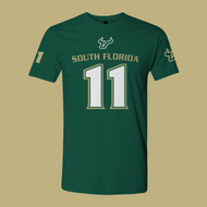 USF Gerry Bohanon Jersey Shirt - Green - Front