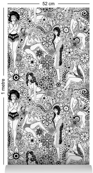 Summer of Love *Uncensored* Wallcovering by Dupenny