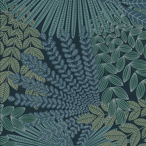Velvet Leaves Wallcovering by Schumacher