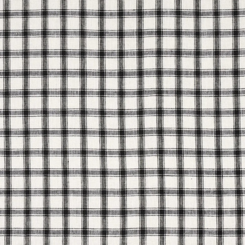 Crawford Linen Check Fabric by Schumacher