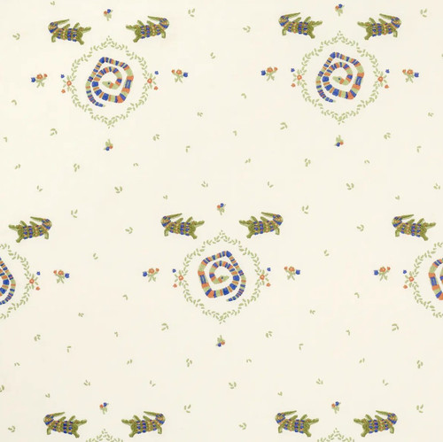 Reptilia Embroidery Fabric by Backdrop