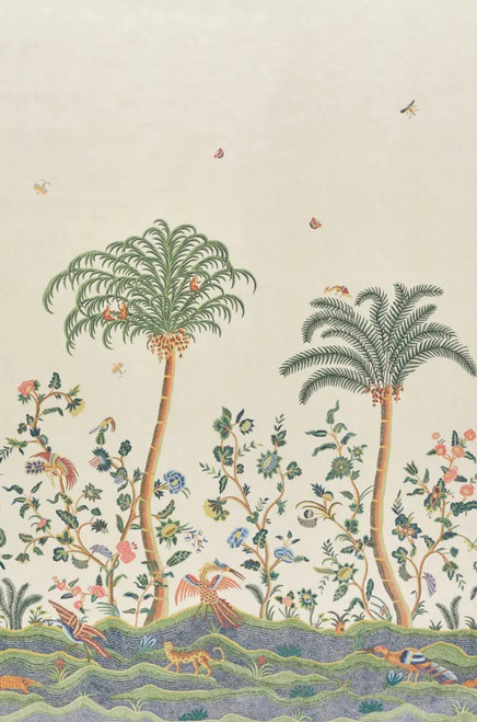 Spotswood Crewel 2 Panel Set Wallcovering by Schumacher