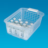 Basket Mesh Plas Clear Med    12.25"x8"x4.5" Flip&stack Ea - 1