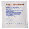 Dynarex PVP Prep Pad 10% Strength Povidone-Iodine Individual Packet Size Medium, Box of 100