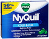 Nyquil, Liq Cap Cold & Flu (24/ct) Ct - 24