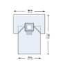Drape, Surgical Chest Str 100"x72"x126" (12/cs) Pk - 1