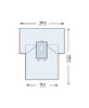 Drape, Surgical Lap Str 104"x76"x120" (13/cs) Pk - 1