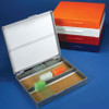 Box, Microscope Slide Storage F/100 Slide Blu Ea - 1