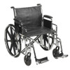 Wheelchair, Hd Dual Cross Brace Dda Sf 22" 450lbs Ea - 1