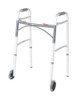 Walker, Folding Alum W/wheels Adlt 350lb Ea - 1