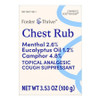 Chest Rub, Oint Medicated 3.5oz Ea - 1