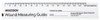 Ruler, Wound Measuring Paper 6" (50/pd 12pd/bg 24bg/cs) Pd - 1