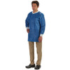 Coat, Lab Labmates 3pckt Knit Collar Cuffs Blu Sm (10/bg) Bg - 10