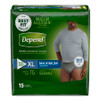 Underwear, Depend Max Absrb Men Xlg (15/pk 2pk/cs) Pk - 15