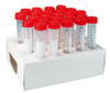 Tube, Centrifuge W/screw Cap Str Red 15ml (25/pk 20pk/cs) Pk - 25