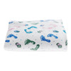 Blanket, Baby Footprint 100% Cotton Ea - 1