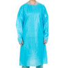 Gown, Imperv Xl Blue Plastic Film (75/cs) Cs - 75