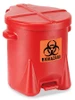 Wastecan, Biohazard 6gl Ea - 1
