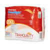 Underwear, Prem Tranq Disp 2xlg (12/bg 4bg/cs) Bg - 12