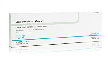 Gauze, Bordered Sterile Island4"x14" (25/bx) Bx - 25
