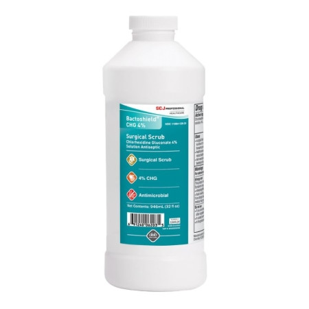 Cleanser, Bacto-shield 4% Chg 32 Oz (12/cs) Strcrp Cs - 12