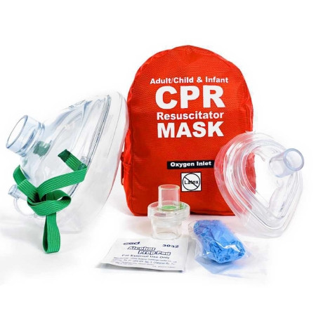 Adult/child/inf Cpr Mask W/cs Ea - 1