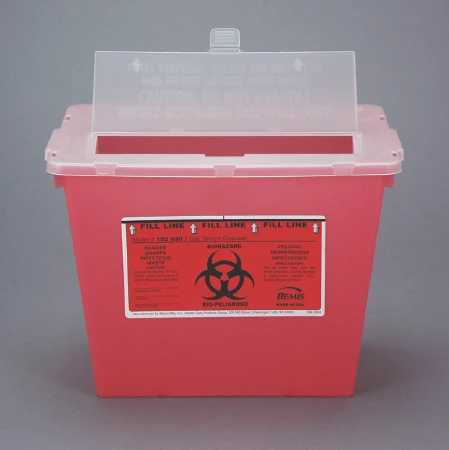 Container, Sharps Red 2gal(30/cs) Cs - 30