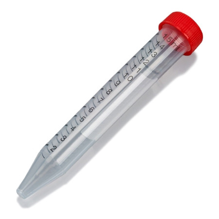 Tube, Centrifuge W/screw Cap Str Red 15ml (25/bg 20bg/cs) Bg - 25