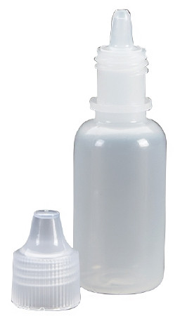 Bottle, Dropper Plas Str 15ml (12/pk) Pk - 12